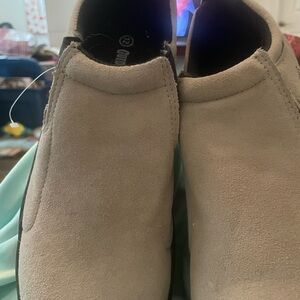 Men's Classic Suede Loafers - Light Gray